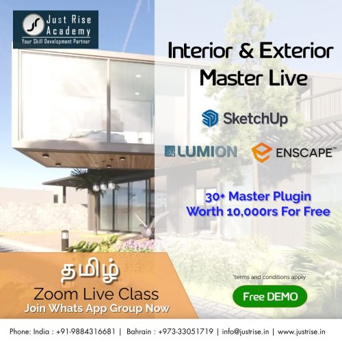 Architect Interior and Exterior Designing Tamil Master Class